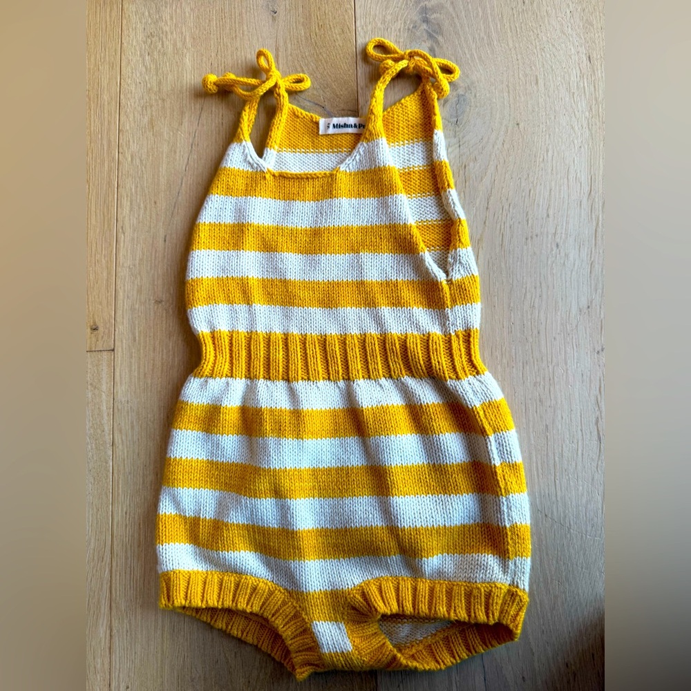 Misha & Puff Romper 100% pima cotton. Size 4